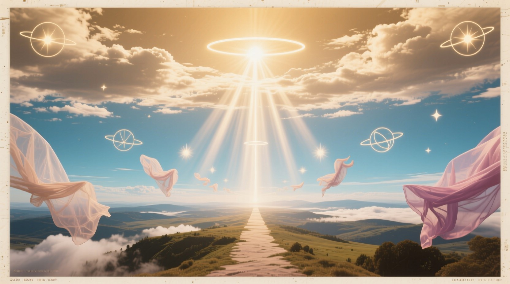Celestial Ridge Free Divine Celestial Pathway Photo - Heavenly, Dreamscape, Ethereal ...