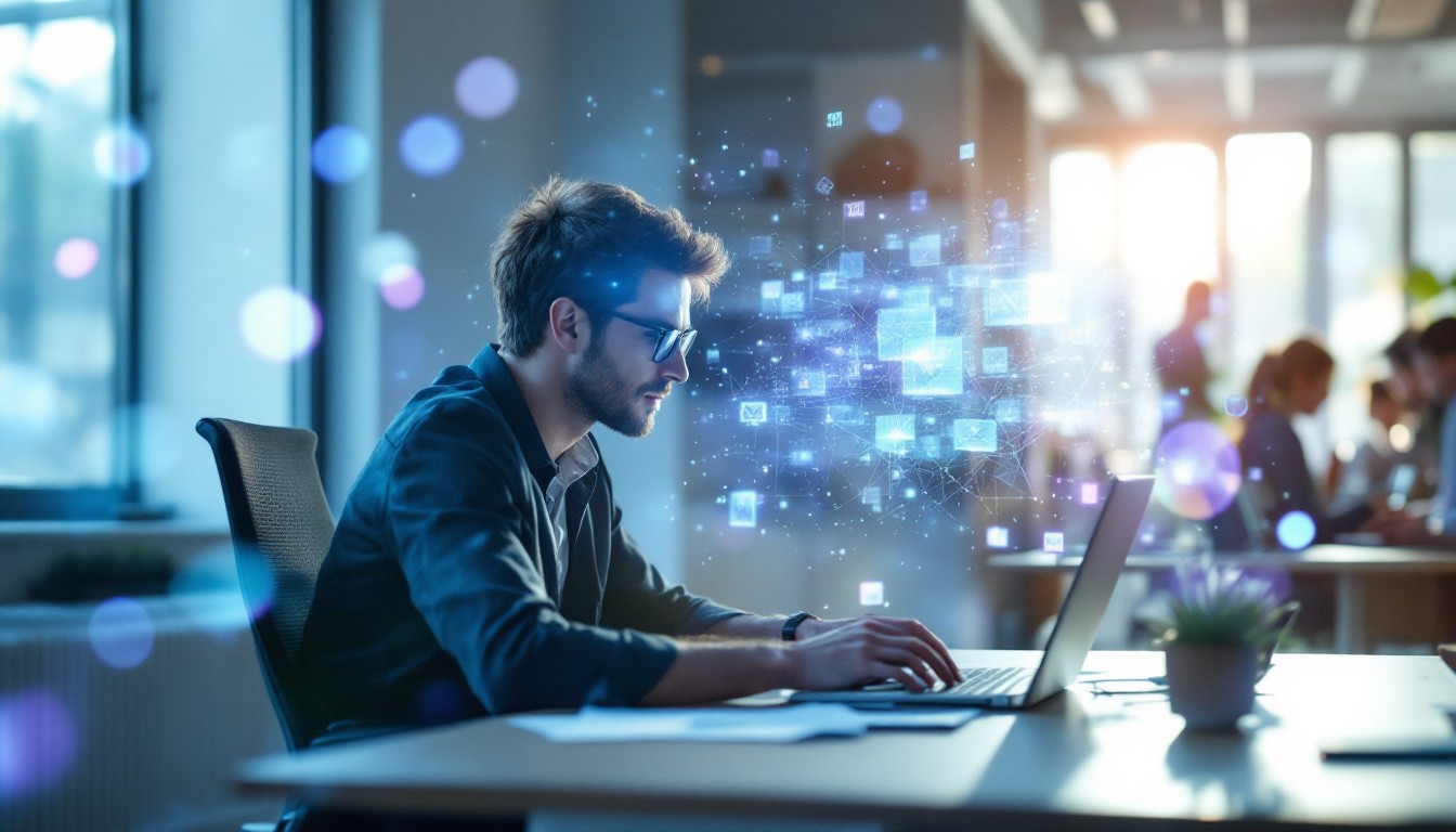 Free Digital Worker Glows Image - Digital, Technology, Future ...