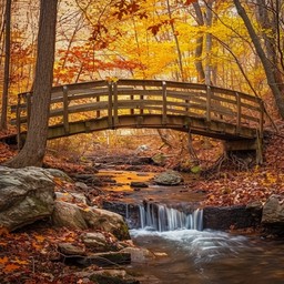 Free Autumn Bridge Scenery Image - Autumn, Bridge, Scenery | Download ...