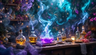 Free Magical Potion Laboratory Image - Magical, Potions, Apothecary ...