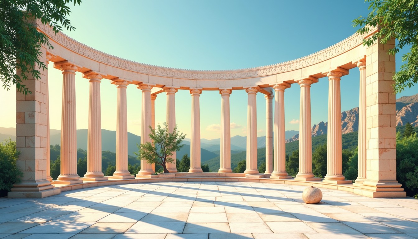 Free Classical Curved Colonnade Image - Columns, Colonnade ...