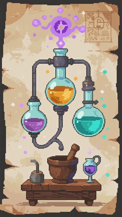 Free Golden Alchemy Rising Image - Alchemy, Saffron, Pixel | Download ...