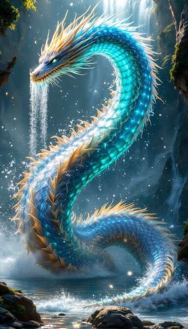 Free Majestic Water Dragon Image - Dragon, Water, Ocean | Download at ...