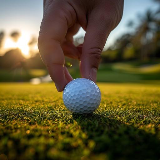 Free Golfing at Sunset Image - Golf, Sunset, Tee | Download at StockCake
