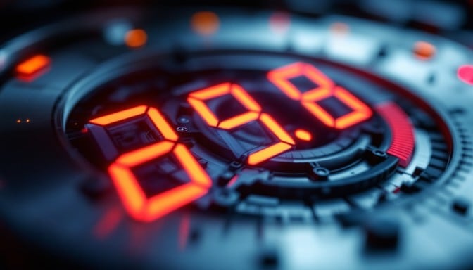 Free Glowing Digital Timer Image - Timer, Digital, Macro | Download at ...