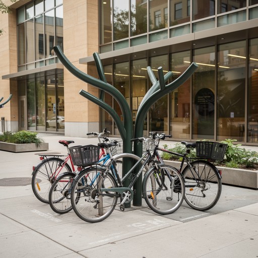 Free Creative Bike Parking Image - Bicycle, Bikes, Rack | Download at ...