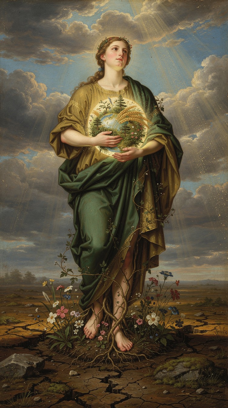 Earth Renaissance Style Free Earth's Divine Renewal Image - Renaissance, Allegory, Woman ...