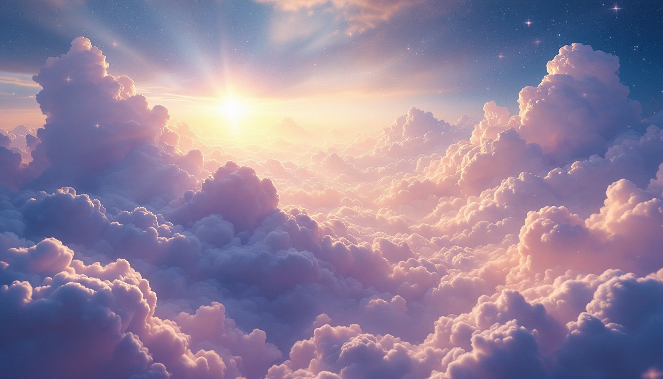 Free Heavenly Light Breaking Image - Sunset, Clouds, Rays | Download at ...