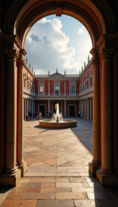 Free Archway Framing History Image - Archway, Columns, Courtyard ...