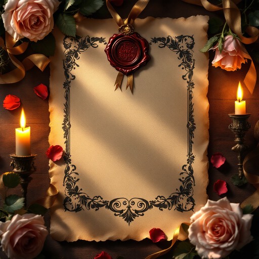 Free Romantic Victorian Letter Image | Download at StockCake