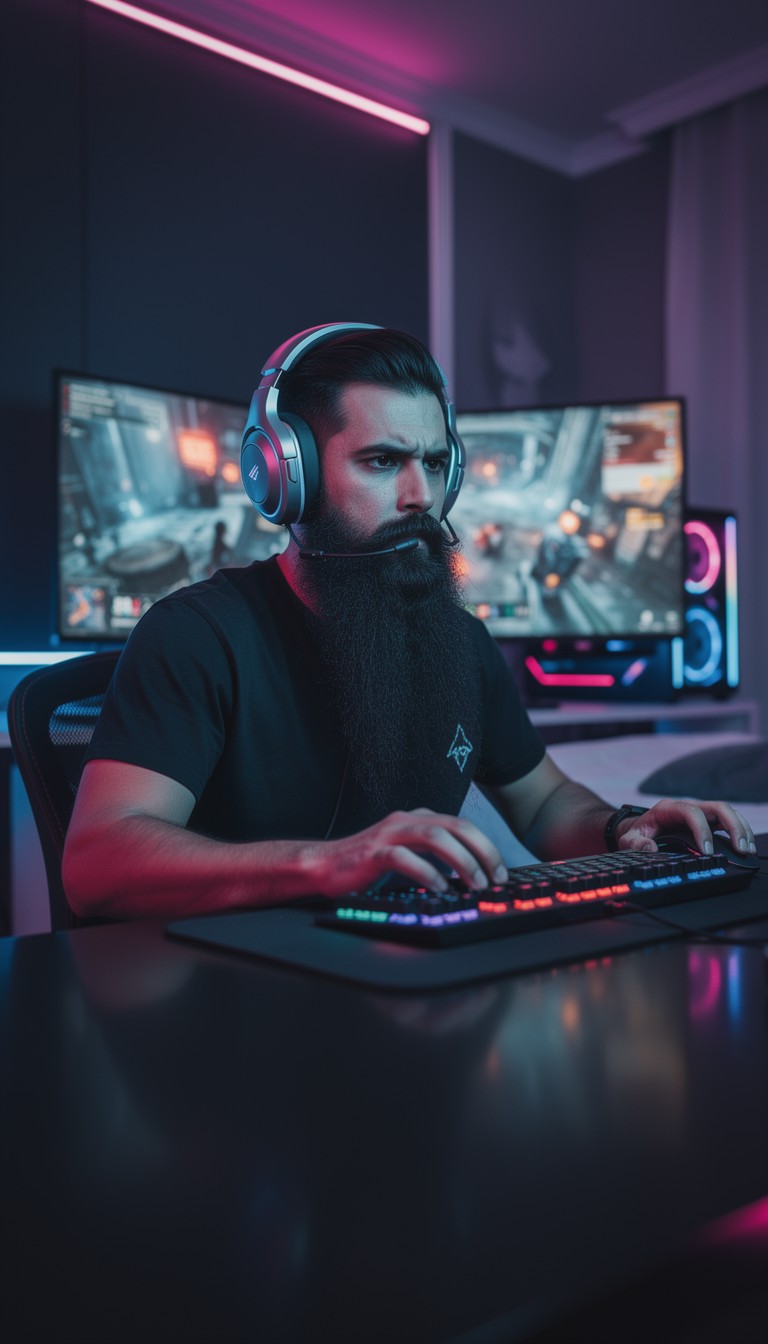 Intense Gaming On Computer Free Intense Gaming Session Image - Gamer, Gaming, Computer | Download ...