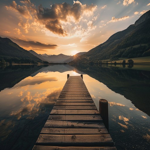 Free Sunset Lake Pier Image - Sunset, Lake, Pier | Download at StockCake