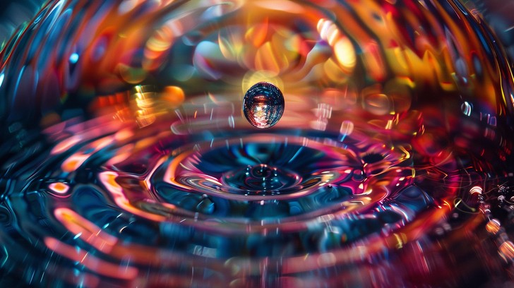 Free Vibrant Water Drop Image | Download at StockCake