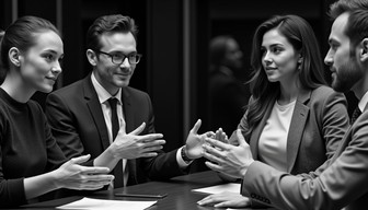 Free Collaborative Discussion Moment Image - Business, Meeting ...
