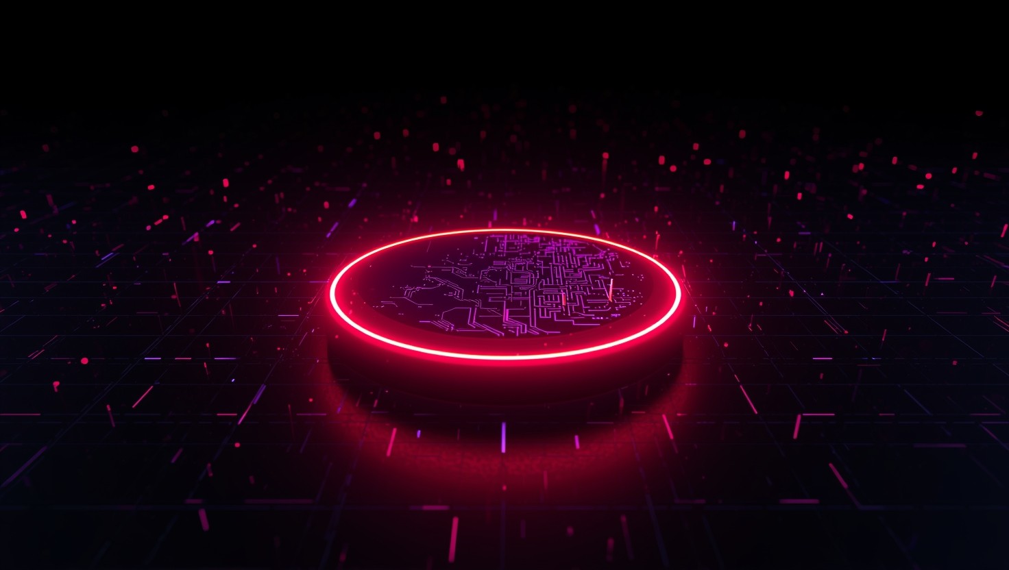Free Corrupted Digital Disc Image - Cyberpunk, Futuristic, Neon ...