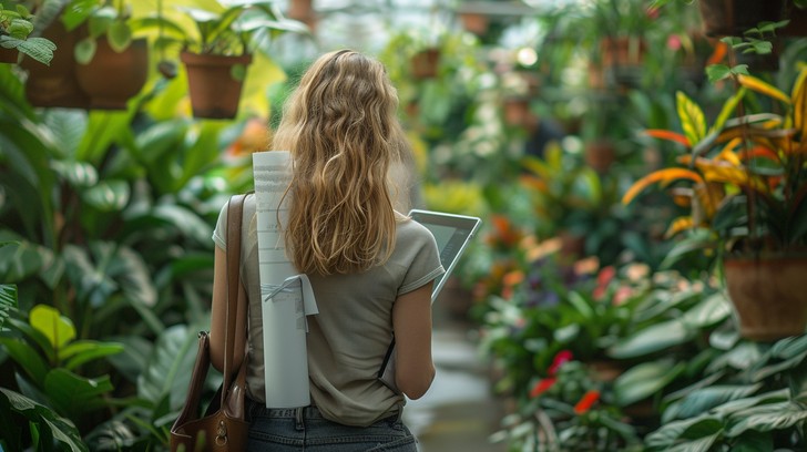 Free Botanical Garden Exploration Image - Woman, Garden, Botanical ...