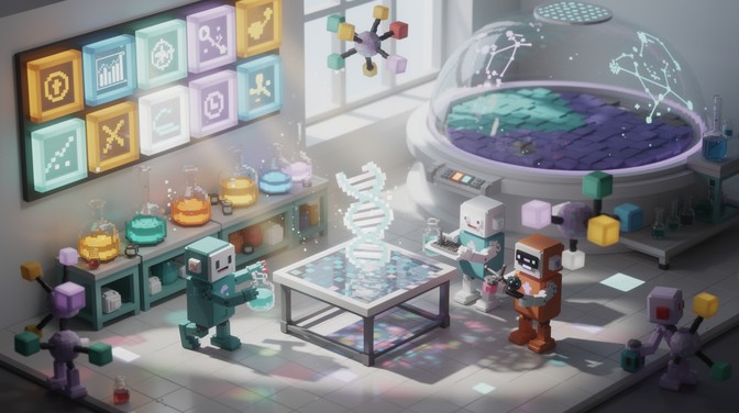 Diarama Science Lab Free Voxel Science Laboratory Image - Voxel, Laboratory, Science ...