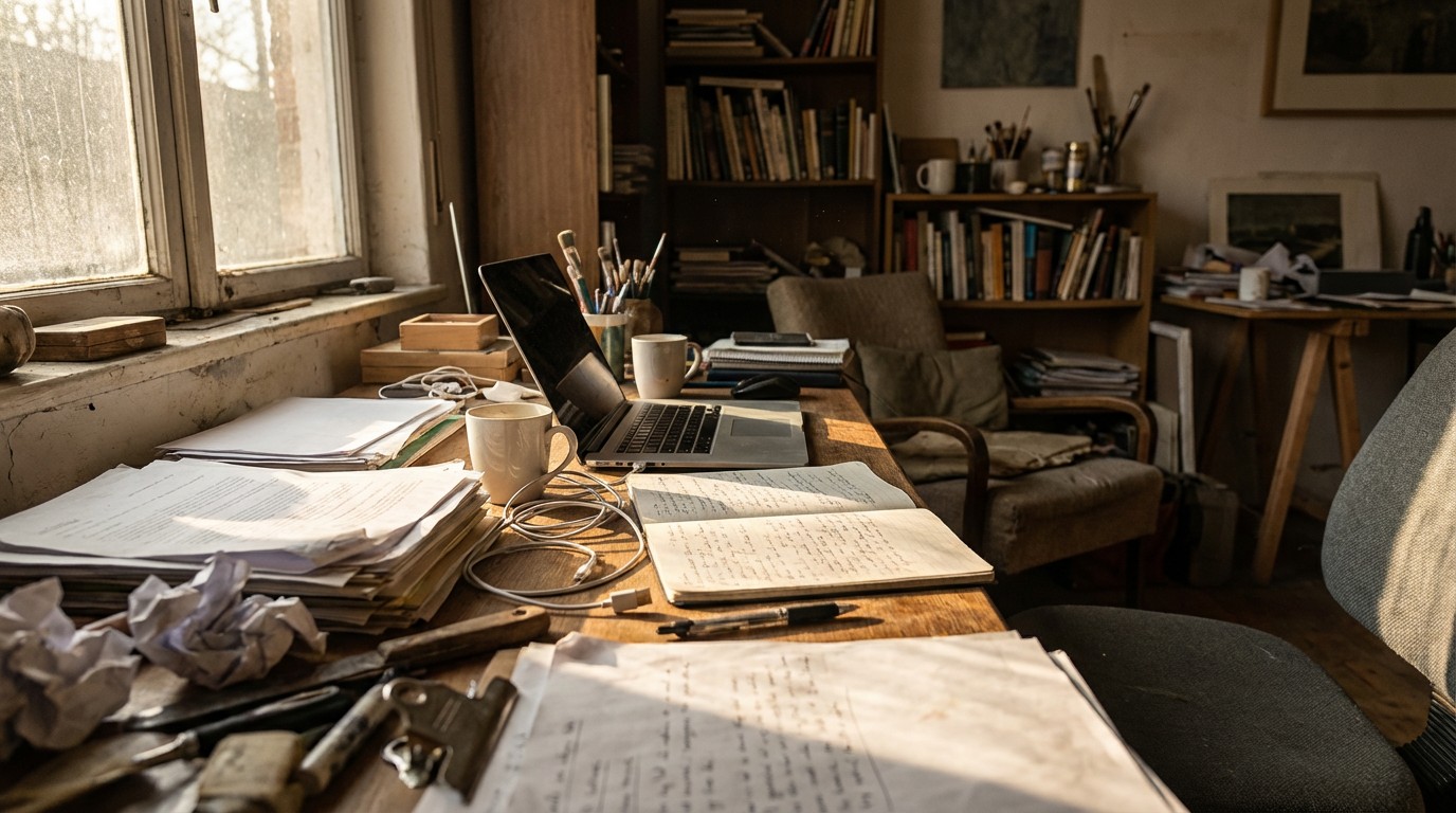 Free Creative Workspace Chaos Image - Workspace, Desk, Cluttered ...