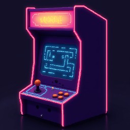 Free Neon Arcade Classic Image - Arcade, Pixelart, Retro | Download at ...