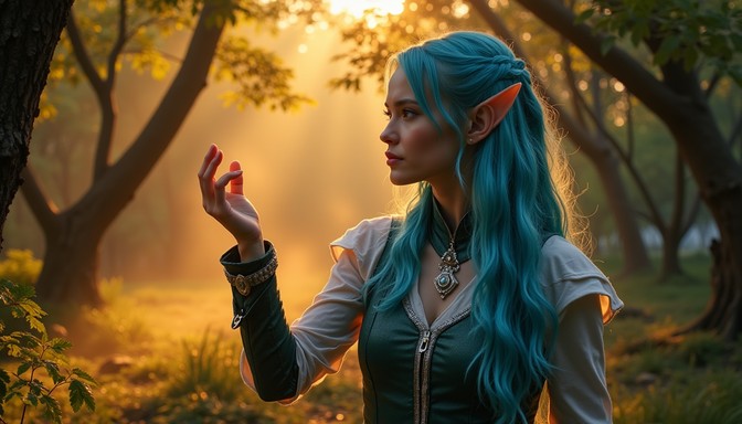 Free Enchanted Forest Elf Image - Elf, Forest, Magic | Download at ...