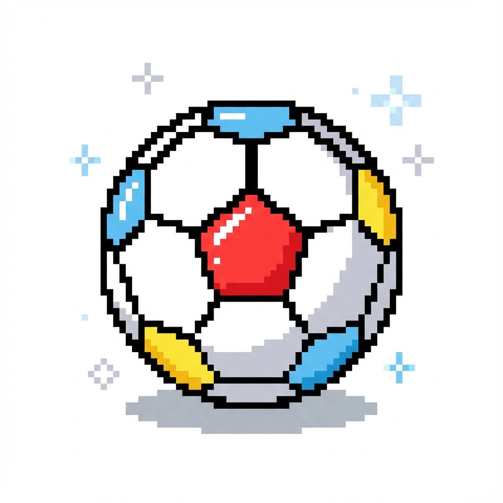 Free Pixel Soccer Ball Image - Pixel, Football, Soccer | Download at ...