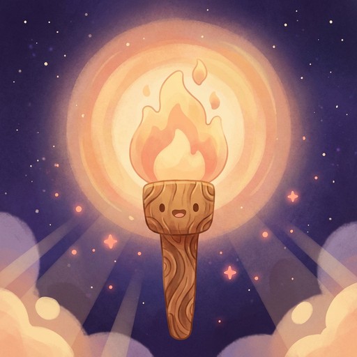 Free Magical Torch Glows Image - Torch, Illustration, Whimsical ...