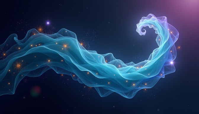 Celestial Ribbon Free Luminous Cosmic Ribbon Image - Ribbon, Spiral, Luminous | Download ...