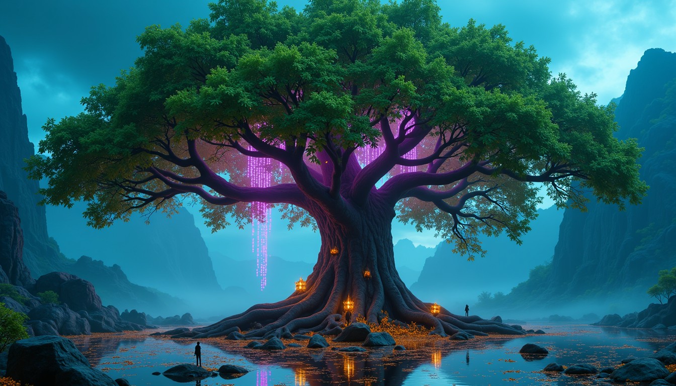 Free Mystical Glowing Tree Image - Tree, Fantasy, Mystical | Download ...