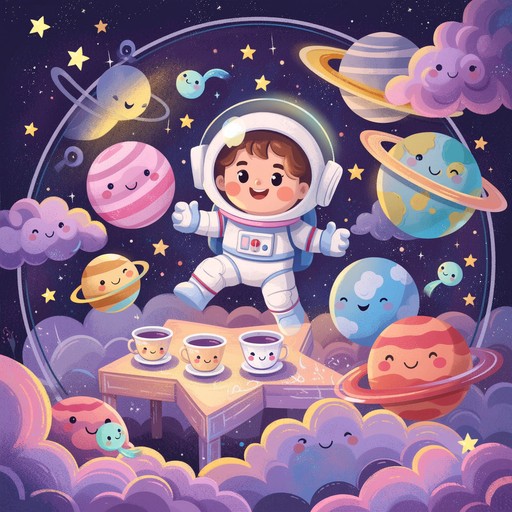 Free Cosmic Tea Party Image - Astronaut, Child, Space | Download at ...