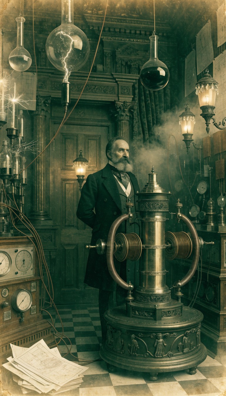 Free Victorian Inventor Portrait Image - Victorian, Inventor, Scientist ...