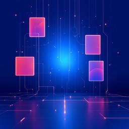 Free Digital Squares Float Image - Minimal, Geometric, Digital ...