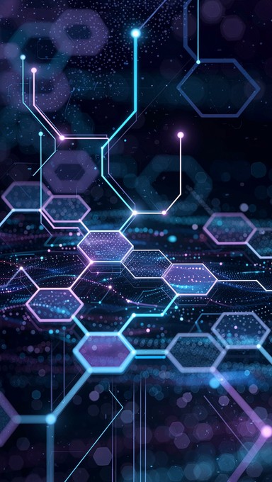 Free Digital Network Connections Image - Network, Hexagonal, Technology ...