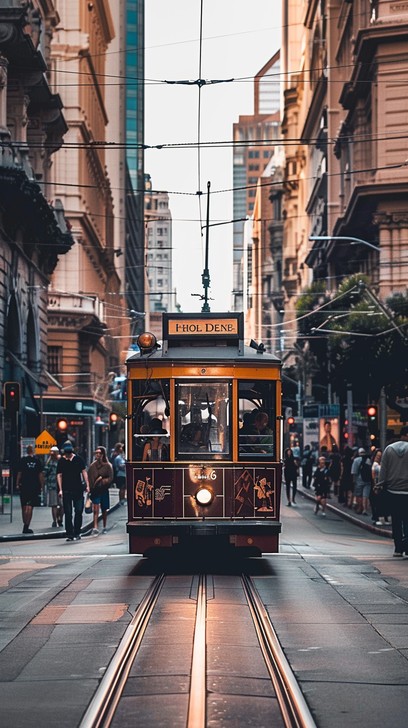 Free Historic Tram Ride Image - Tram, City, Street | Download at StockCake