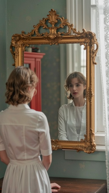 Free Reflection in gold Image - Reflection, Vintage, Mirror | Download ...