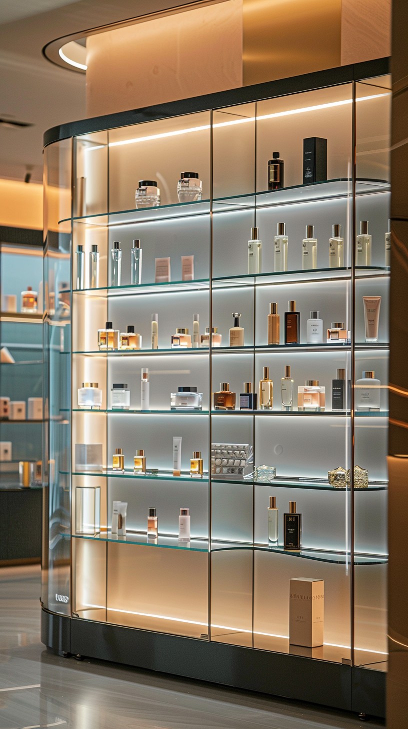 Reflecting Display Case Free Illuminated Display Case Image - Retail, Luxury, Boutique ...