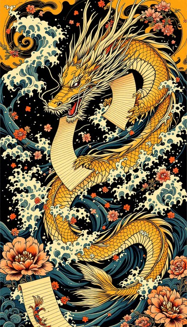 神話の紙吹雪の画像をダウンロード - ドラゴン, タトゥー, 入れ墨