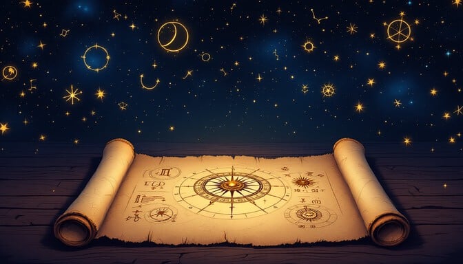 Free Ancient Celestial Scroll Image - Astronomy, Celestial, Scroll ...