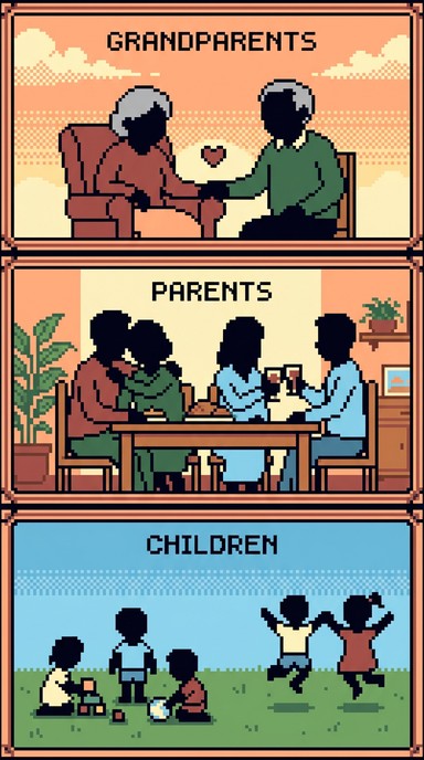 Free Generations Connect Together Image - Pixel, Retro, Generations ...