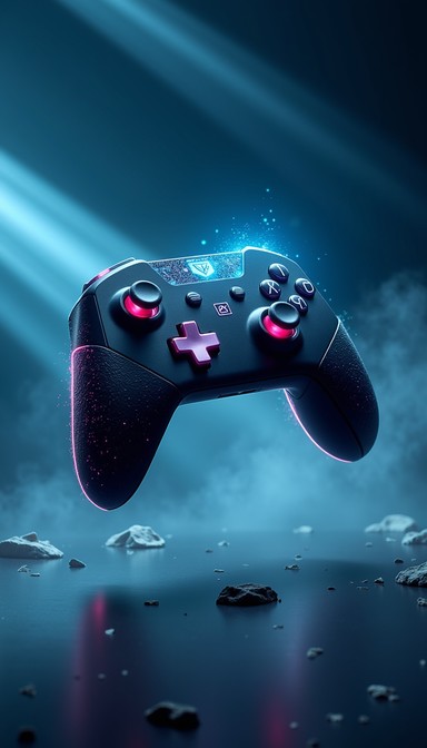 Free Futuristic Gaming Controller Image - Controller, Gaming ...