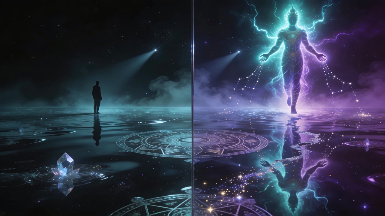 Inner Power Conquer Free Inner Power Unleashed Image - Reflection, Silhouette, Cosmic ...
