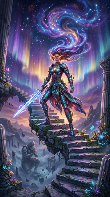 Free Celestial Warrior Ascending Image - Warrior, Heroine, Woman ...