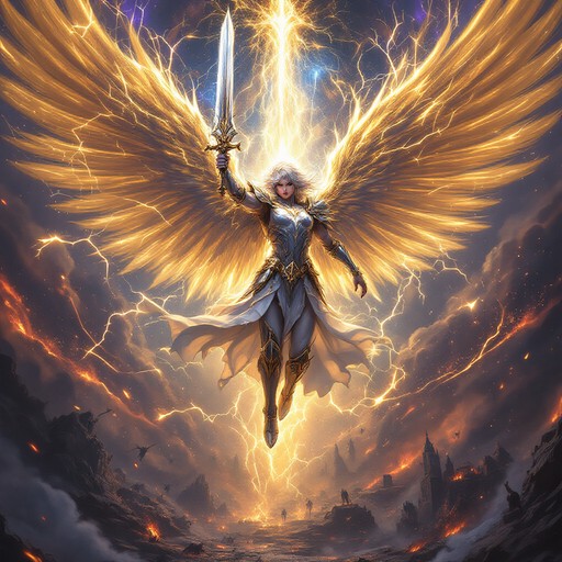 Free Celestial Guardian Rising Image - Angel, Warrior, Guardian ...