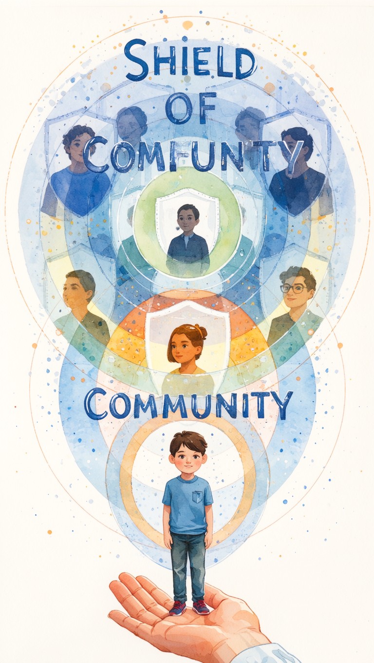 Free Protection Through Community Photo - Watercolor, Protection ...