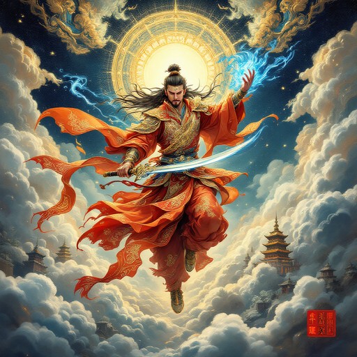 Free Celestial Warrior Ascending Image - Warrior, Celestial, Divine ...