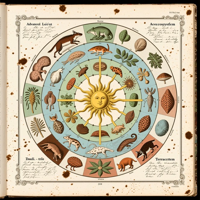 Free Vintage Ecosystem Illustration Image - Vintage, Ecosystem ...