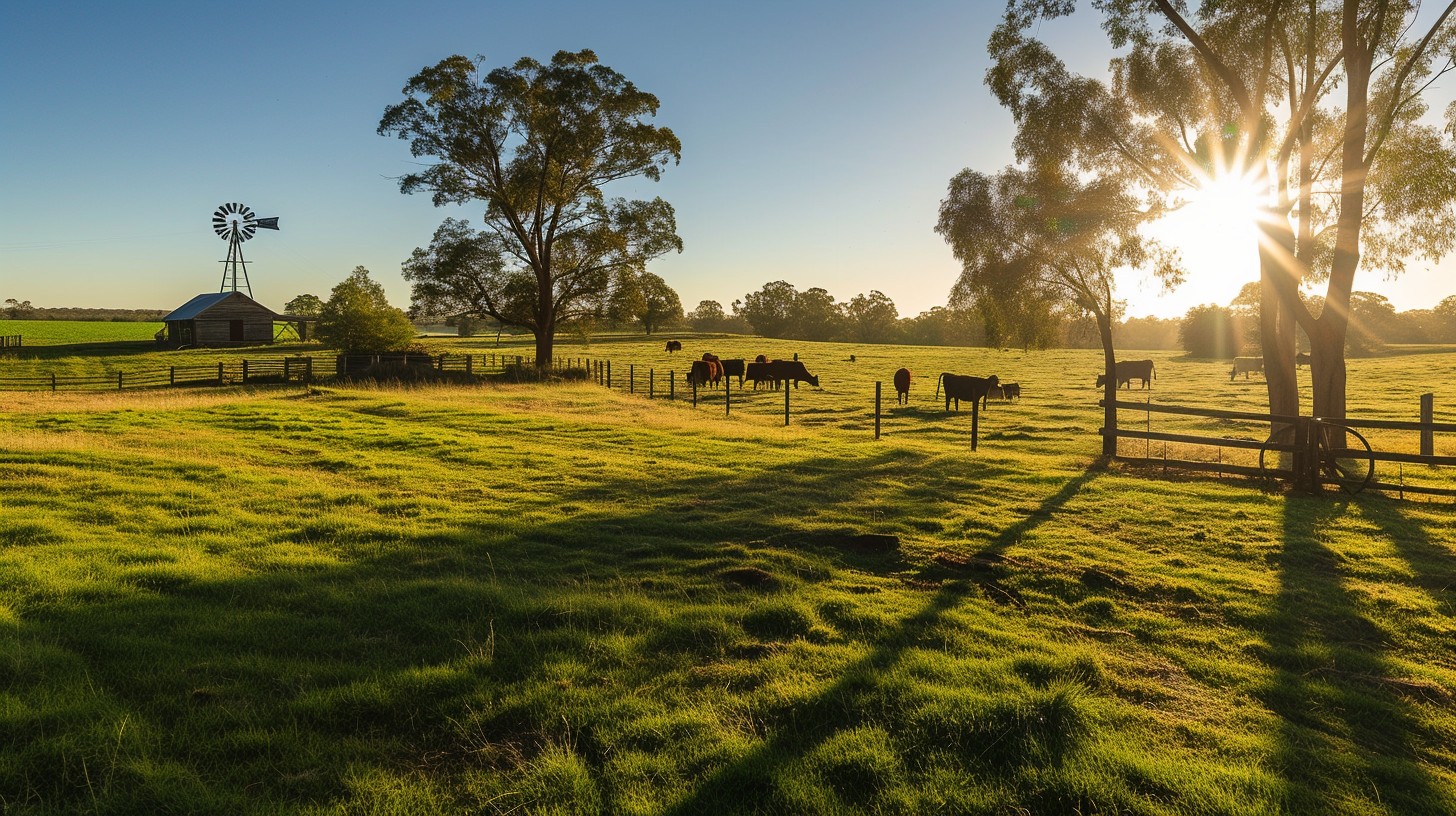 Rustric Farm Free Rustic Farm Sunrise Image - Sunrise, Farm, Cattle | Download at ...