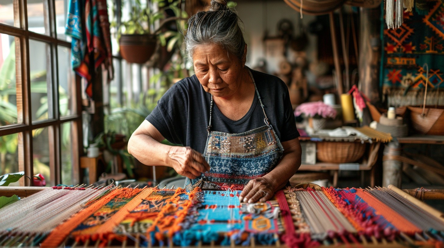 Free Artisan Weaving Textiles Image Artisan Weaving Textiles