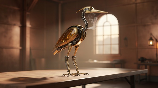 Free Clockwork Origami Swan Image - Steampunk, Mechanical, Swan ...