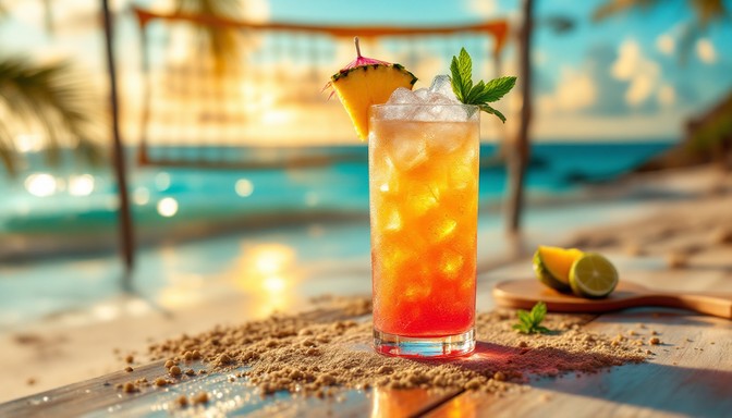 Free Sunset Beach Cocktail Image - Tropical, Beach, Sunset | Download ...