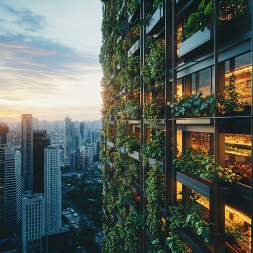 Image showcasing Green Skyscrapers: The Rise of Eco-Friendly High-Rises